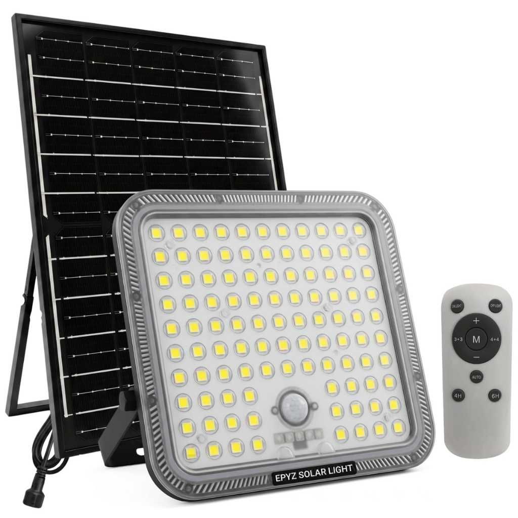 Epyz 400W Solar Outdoor Flood LED Wall Lamp for Home & Garden