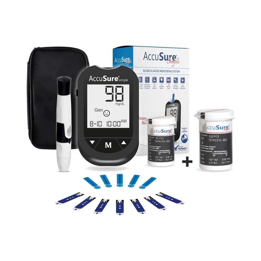 AccuSure Simple Glucometer