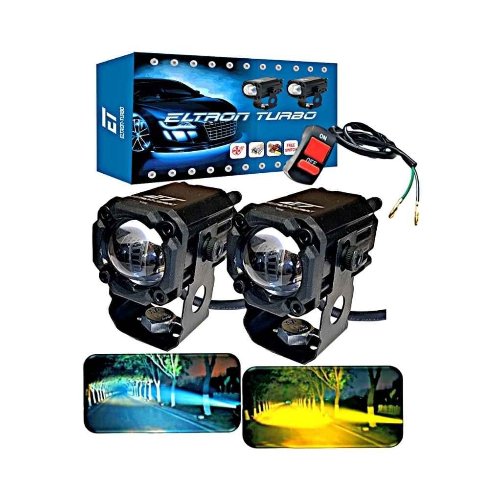 ELTRON TURBO Mini Driving Fog Light LED 80W 12V–24V White & Yellow