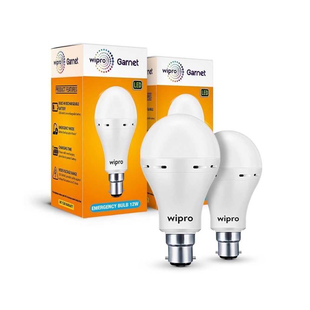 Wipro Garnet 12W LED Emergency Bulb