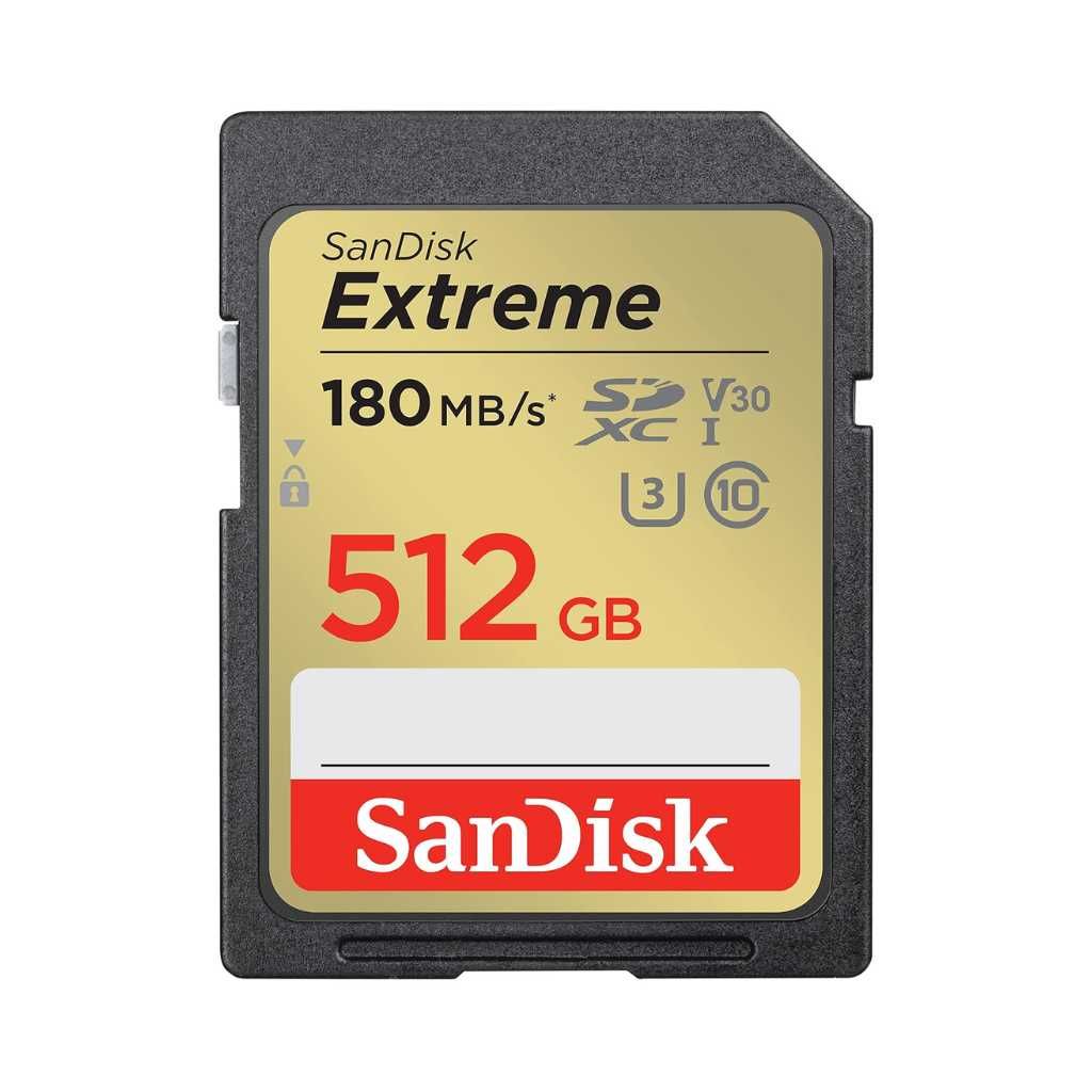 SanDisk 512GB Extreme SDXC UHS-I Memory Card