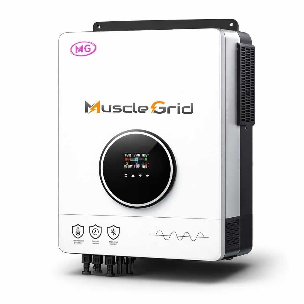 MuscleGrid BIS Certified 6.2kW True Hybrid Solar Inverter
