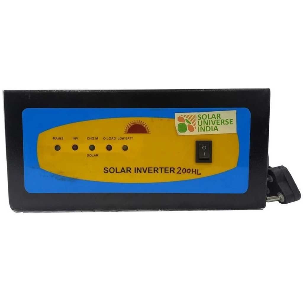 SOLAR UNIVERSE INDIA SUI-Hybrid 200W Off-Grid Solar Inverter 12V AC/DC Input Modified Sine Wave Inverter
