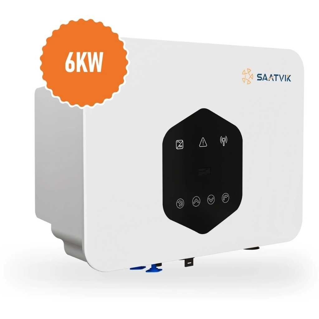 SAATVIK Uday 6kW Single Phase On-Grid Solar Inverter SS-GTI-3P 6kW-A1