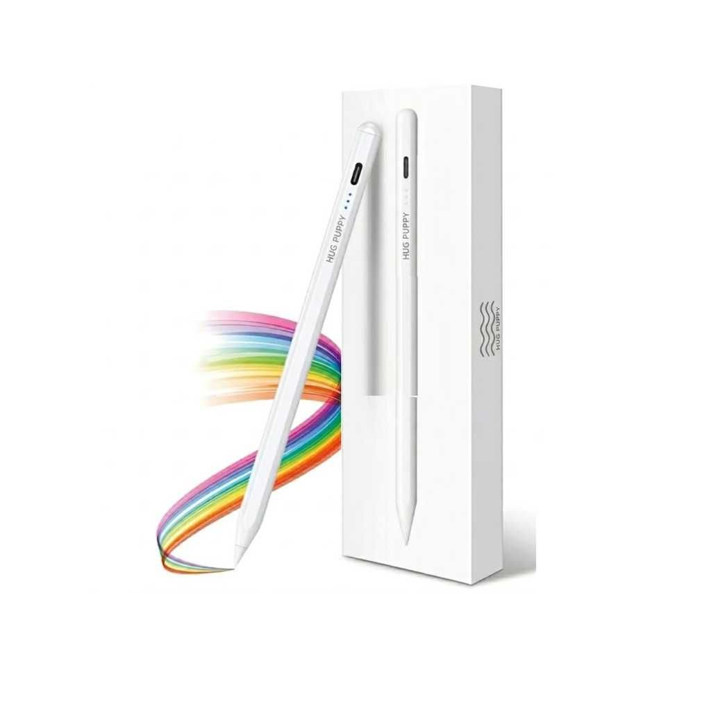 Hug Puppy Universal Rechargeable Fine Tip Stylus Pen(White)