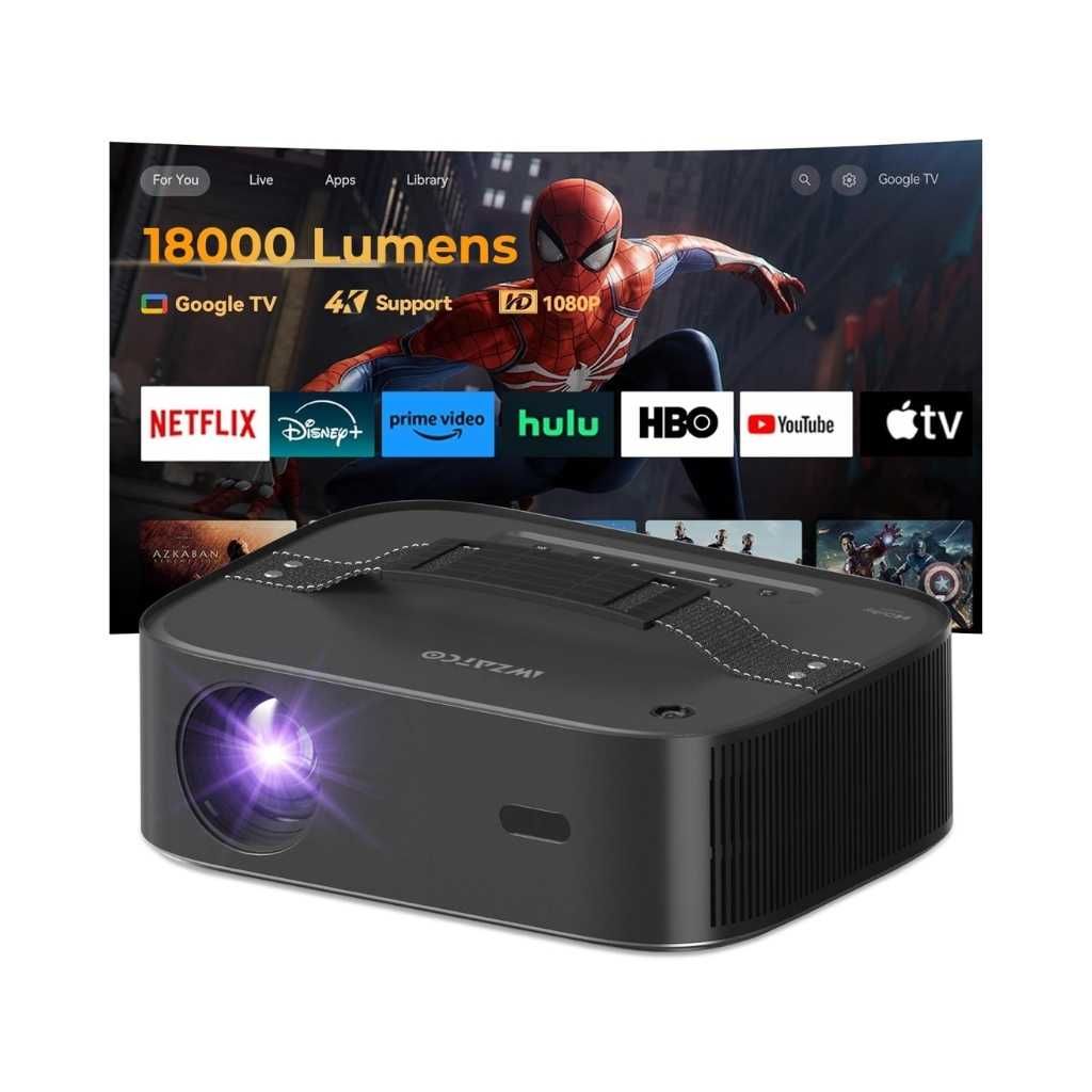 Wzatco Alpha 2 Max (Dark Edition) Ultra Bright Projector