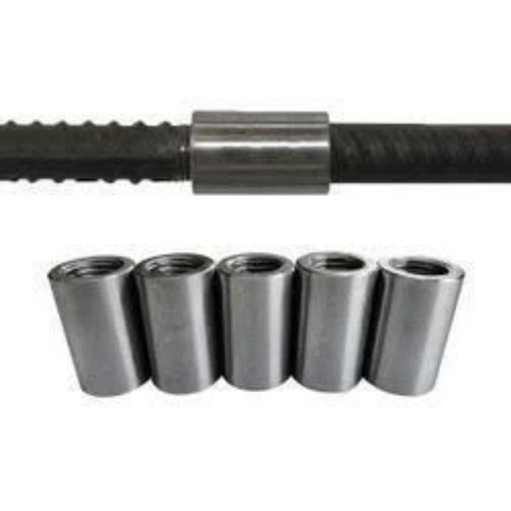 Rebar Coupler + Rod Threading – 25mm