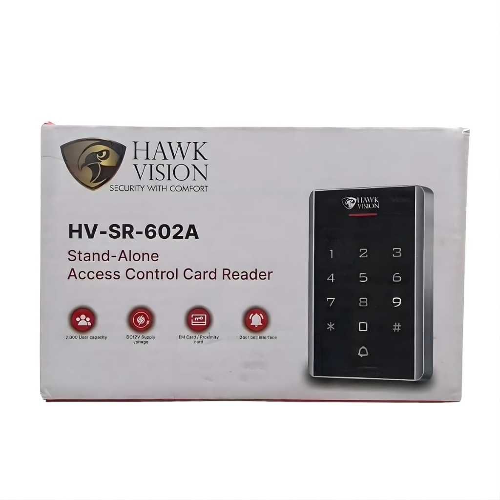 Hawk Vision HV-SR-602A RFID Standalone Access Control System with Card & PIN Entry