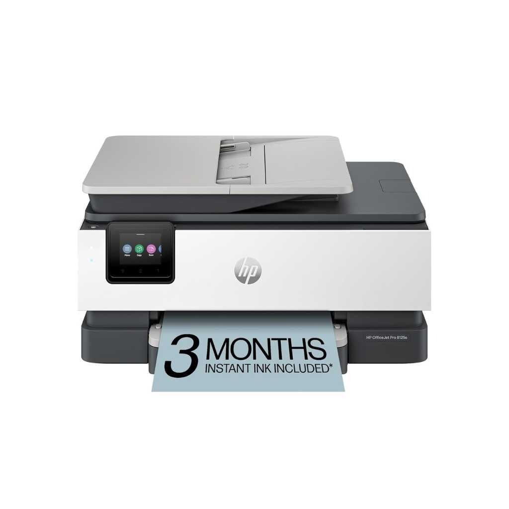 HP OfficeJet Pro 8125e Wireless All-in-One Color Inkjet Printer