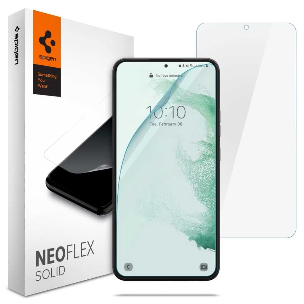 Spigen NeoFlex Solid TPU Transparent Screen Protector for Samsung Galaxy S22 Plus (2 Pack)