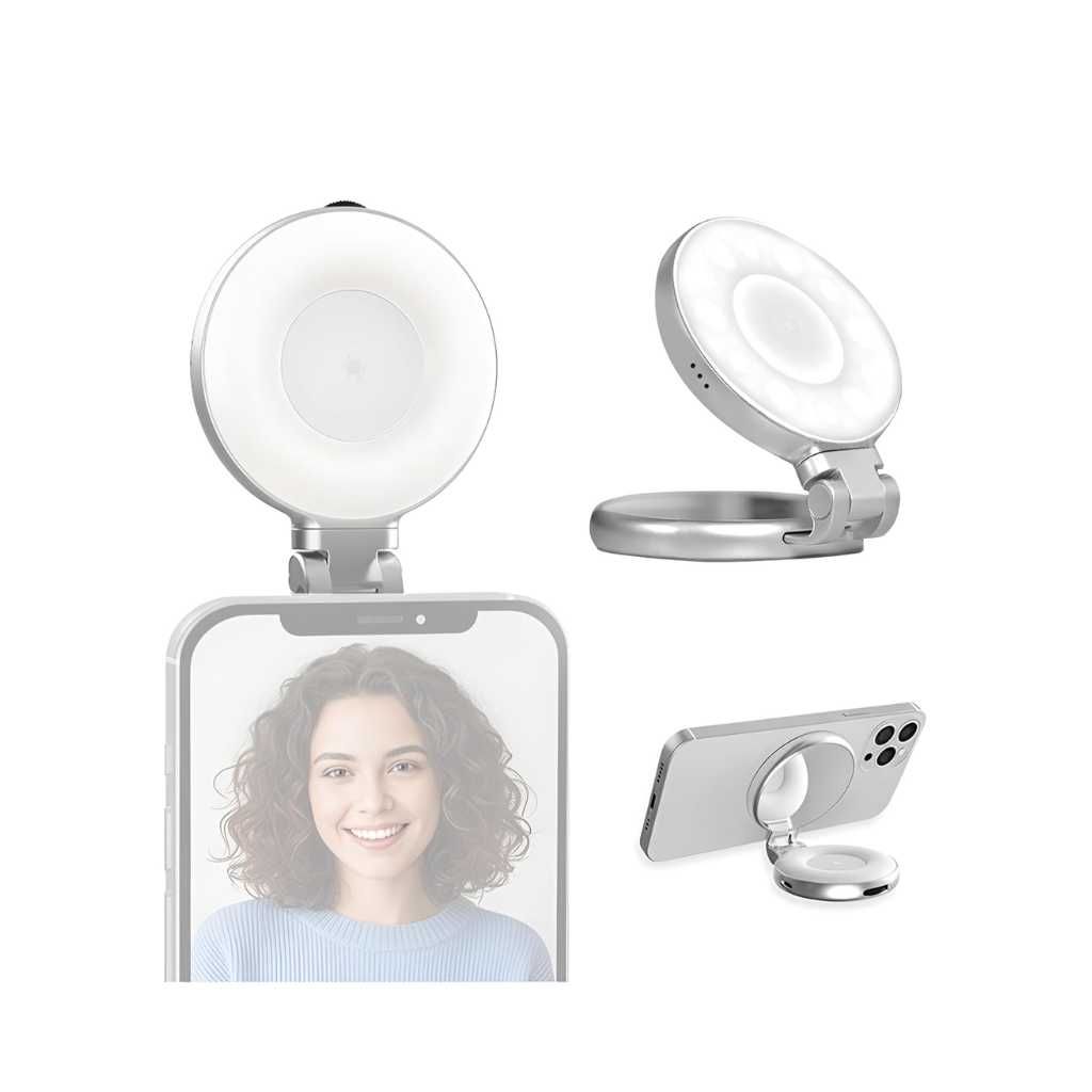 Digitek DRL 3W Magnetic Selfie Ring Light with Mirror