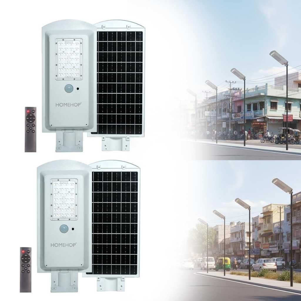 Homehop Solar Light Outdoor Home Garden 80W Automatic Street Wireless Lamp