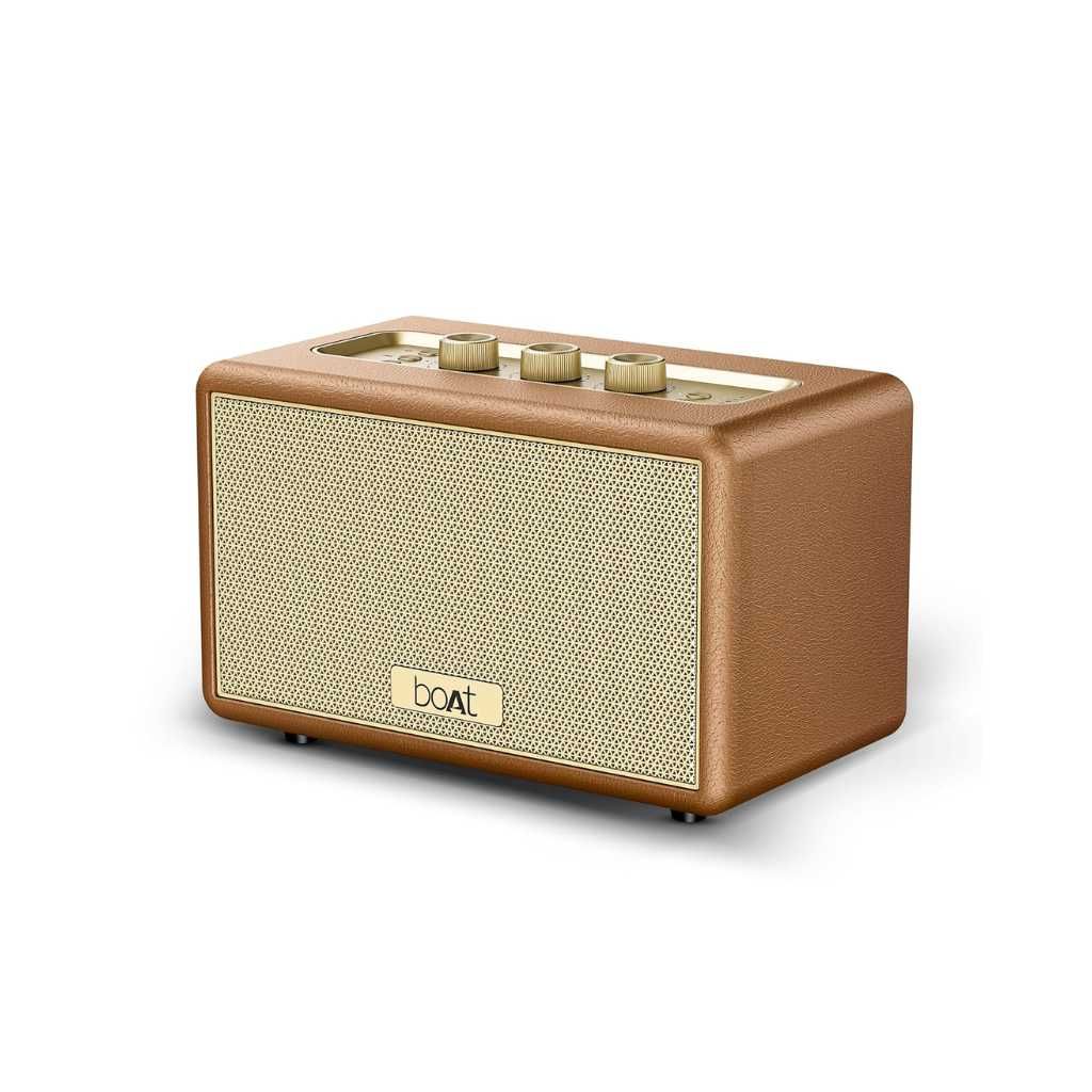 boAt Stone Opus 80W Bluetooth Speaker (Caramel Brown)