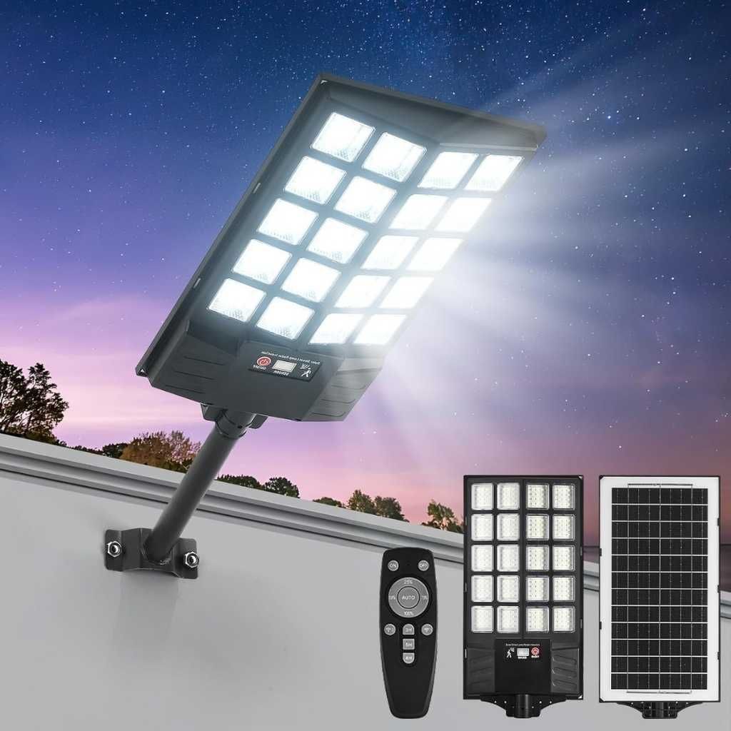 1 Pack Solar Street Lights Outdoor Waterproof with Motion Sensor