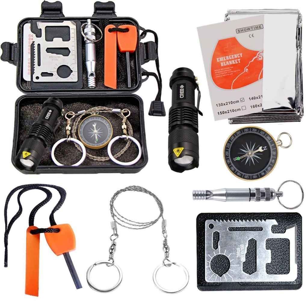 EMDMAK Survival Kit Outdoor Emergency Gear Kit