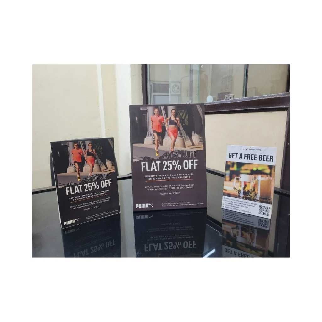 Promotional Paper Tent Card