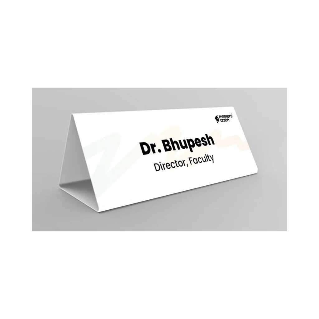 Paper Tent Card