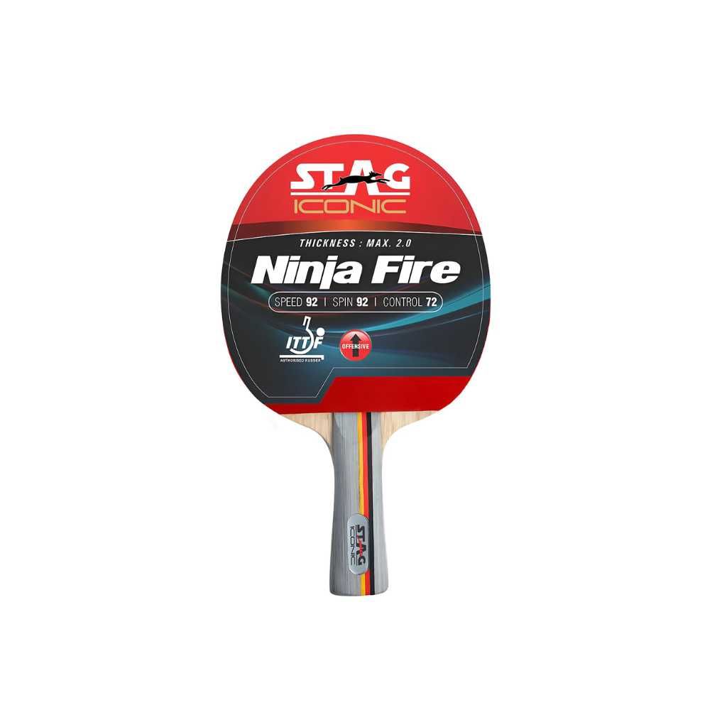 STAG Iconic Ninja Fire Table Tennis Racquet