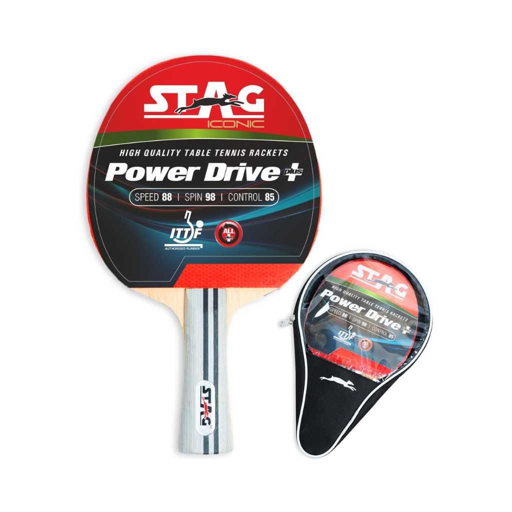 Stag Iconic Power Drive Plus Table Tennis Racquet
