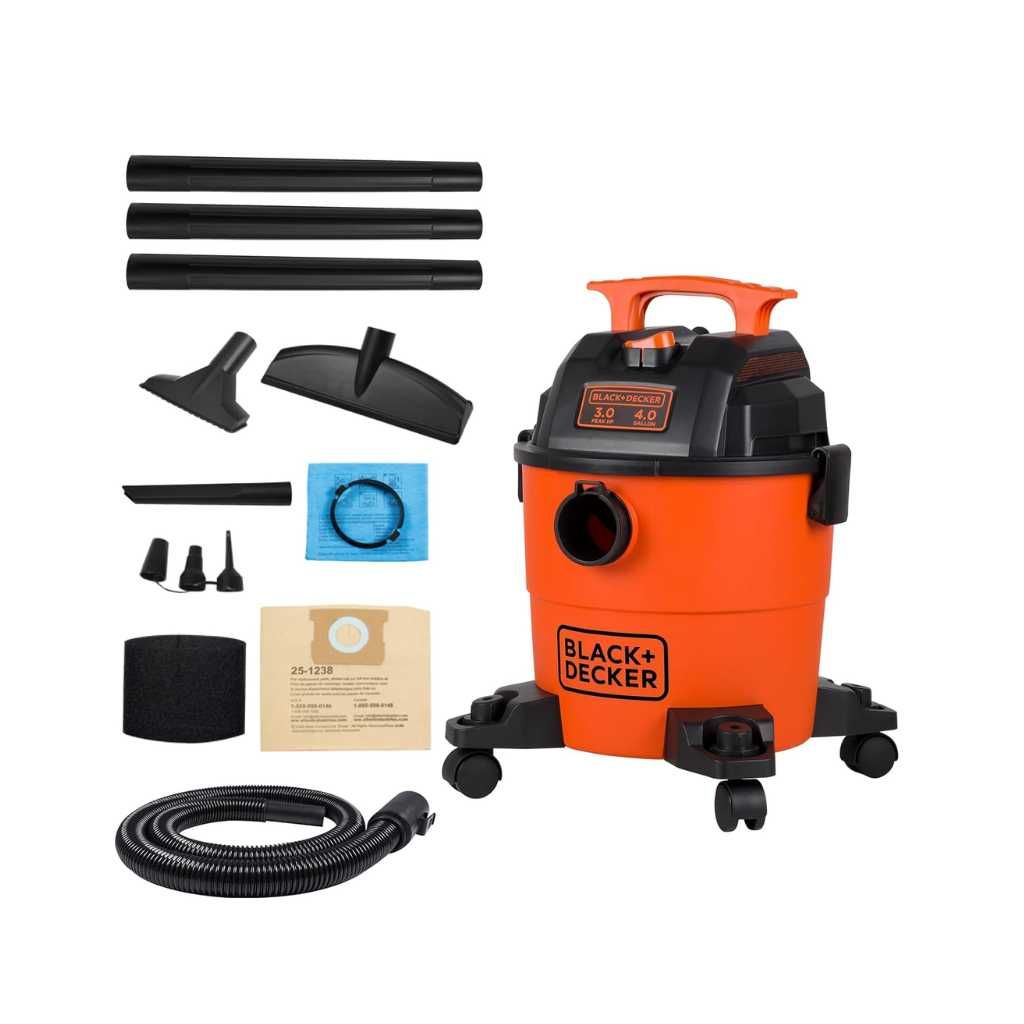 BLACK+DECKER Shop Wet & Dry Vacuum Cleaner (BDXV18301P-4A)