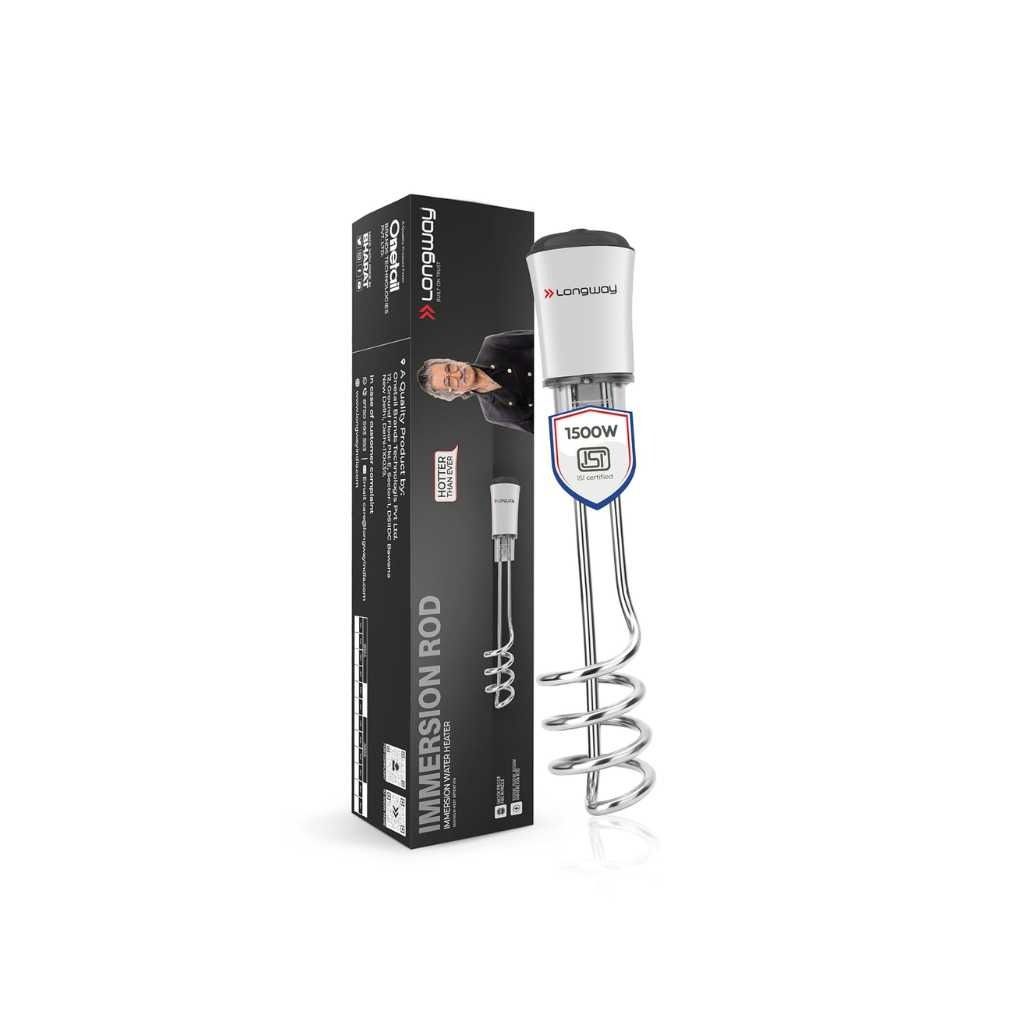 Longway LWIR01 1500W Water Proof Immersion Heater Rod (White)