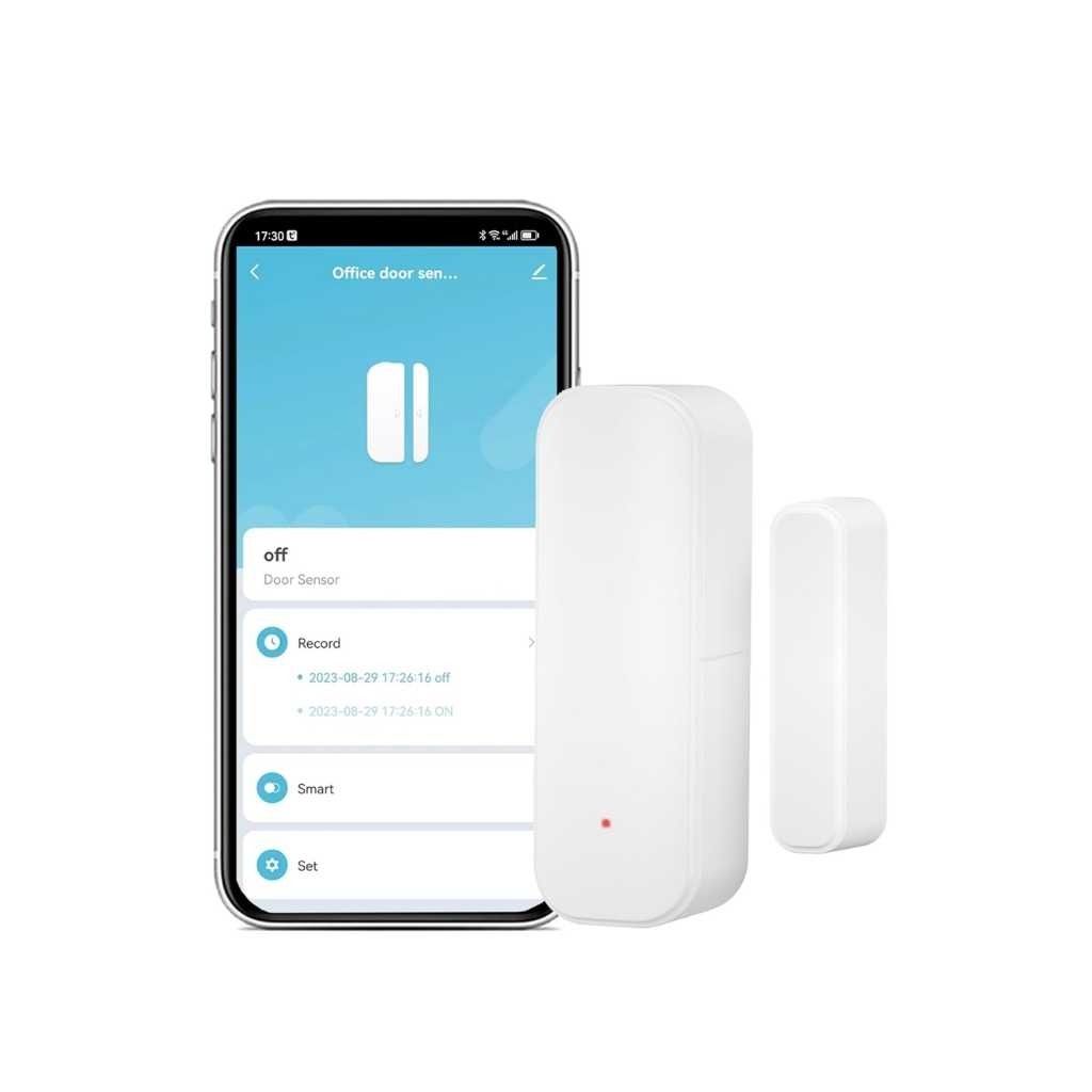 WiFi Smart Door & Window Contact Sensor with App Alerts