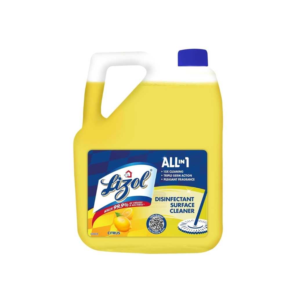 Lizol Disinfectant Surface Cleaner Citrus 5L