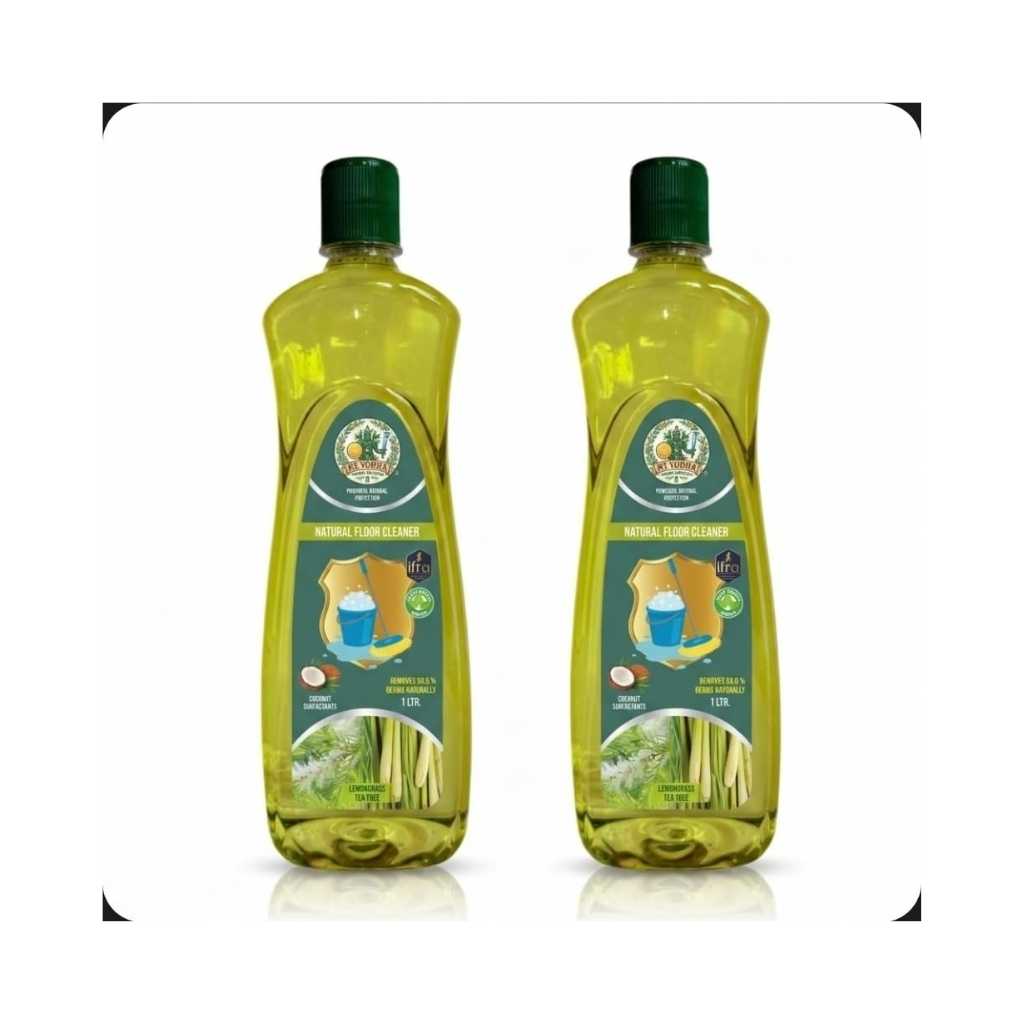 Natural Floor Cleaner Coconut & Lemongrass 1L Pack of 2